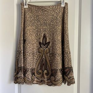 Beautiful Basil and Maude beaded skirt size 2.
